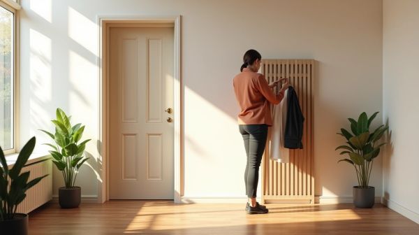 Aménager une entrée accueillante avec un porte-manteau bien choisi
